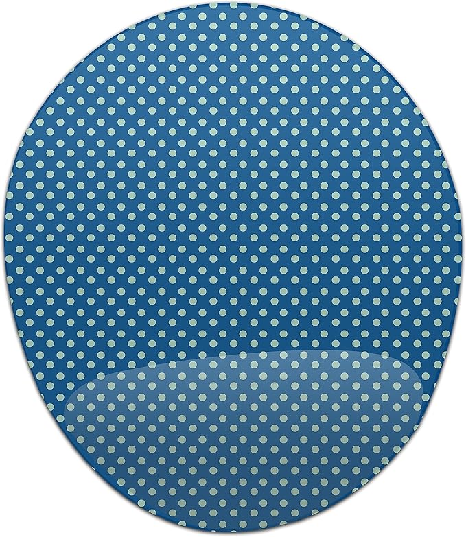 Ergonomic Mouse Pad with Wrist Rest Digital Printed Mouse Mat for Tendon Sheath Problems Non-Slip Base for Office and Home Size: 20 x 23 cm