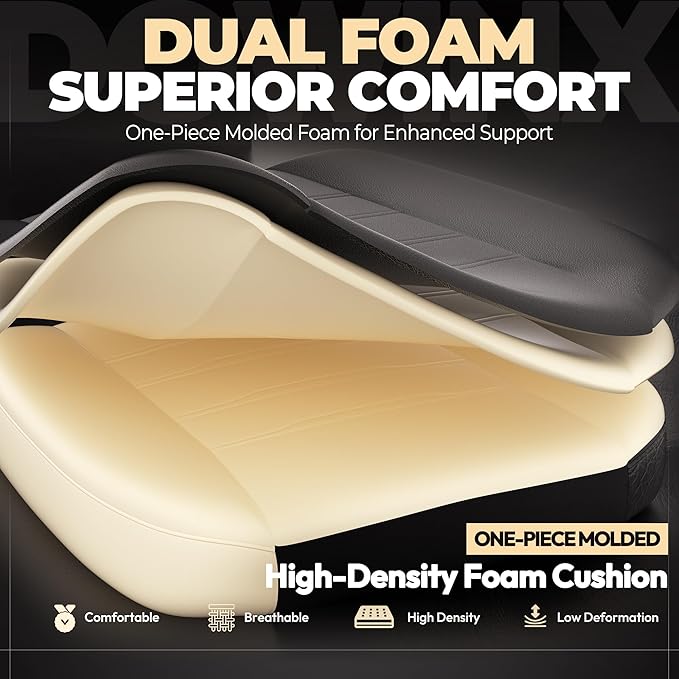 Dowinx PU Leather Gaming Chair with Footrest Big and Tall Ergonomic Computer Chair with Lumbar Support Wide Back Gamer Chair for Heavy People Black