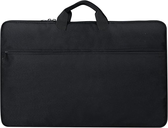 EVICIV Laptop Sleeve Case 24 inch 360° Protective Handbags Portable Computer Cover Bag with Pocket Zipper for 23-24.5 inch Laptop Portable Monitor Notebook Traveling Briefcase Handbags(Black)
