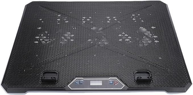 JTLB Gaming Laptop Cooling Pad 8 Levels Height Adjustable 2 USB Ports RGB Lights 12-19 Inch Laptop Cooler with 3C Adapter (13 Fans)