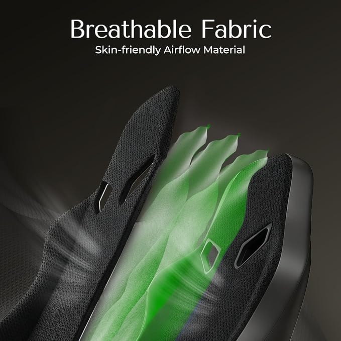 Gaming Chair Fabric with Pocket Spring Custion Ergonomic High Back Video Game Chair with Footrest Massage Lumbar Support Height Adjustable Comfy Computer Chair for Adults Game Green