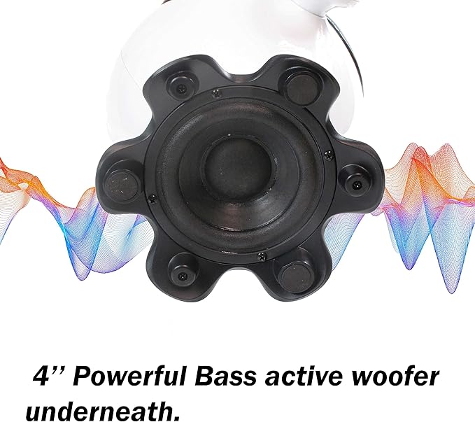 Impecca 10-Watts Audio System Universal Portable Stereo Speaker with Built in 3.5mm Input to Connect Smartphones/CD &amp DVD Players/MP3 Players/Etc - Octopus Character