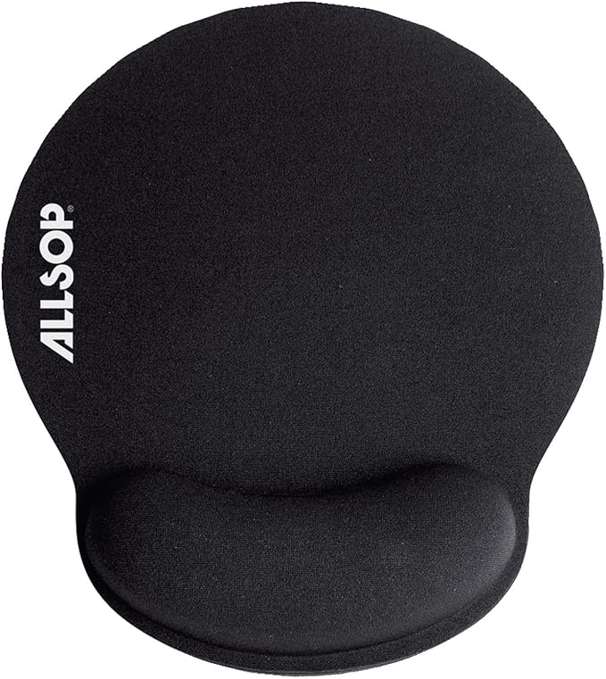 Allsop Memory Foam Mouse Pad - Black