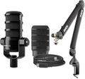 Rode PodMic USB Dynamic Broadcast Microphone with Rode PSA1+ Broadcast Microphone Boom Arm and XLR Cable