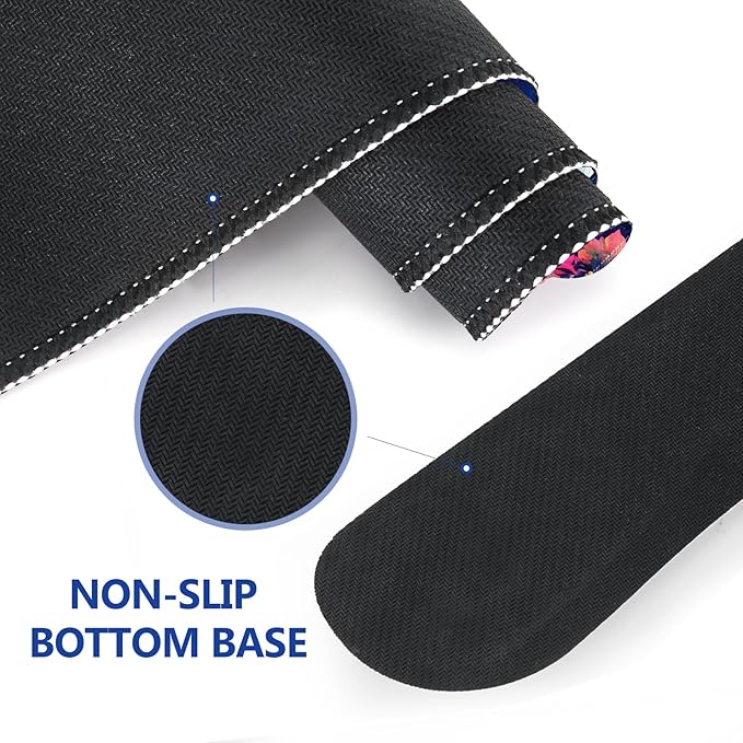 DINKY Keyboard Mouse Pad Set Large Gaming Mousepad + Memory Foam Ergonomic Keyboard Wrist Rest Support Easy Typing Pain Relief 4Pcs (35.4 x 15.7) Extended Desk Mat-Butterflies