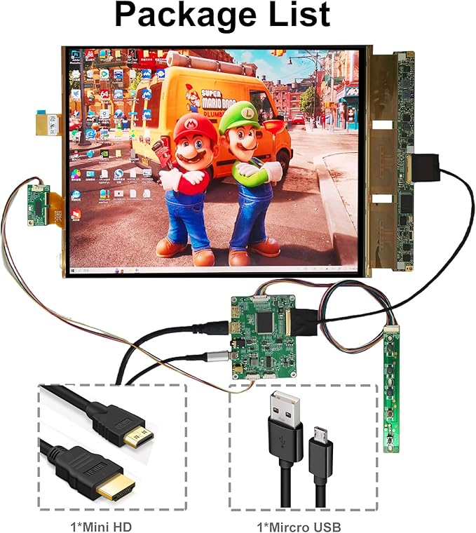 OLED Flexible Display 13.3 Inch Amoled On-Cell Capacitive Touchscreen 2K 2048x1536 IPS Bendable Flexible Screen Display