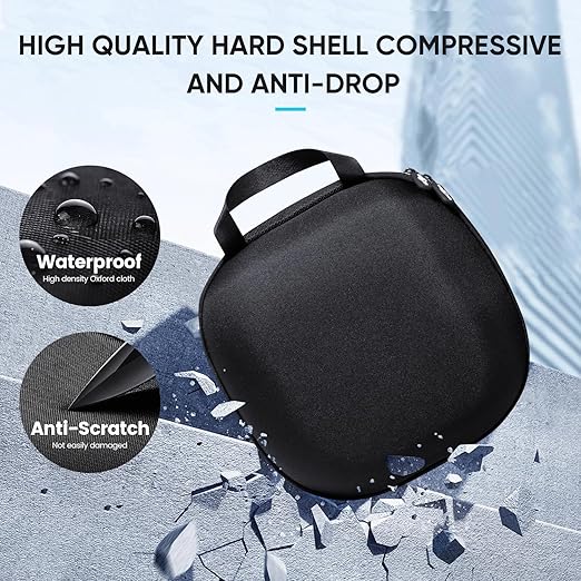 SARLAR Camera Lens Protector and Hard Carrying Case Compatible with Meta Quest 3