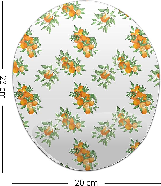 Ergonomic Mouse Pad with Wrist Rest Digital Printed Mouse Mat for Tendon Sheath Problems Non-Slip Base for Office and Home Size: 20 x 23 cm