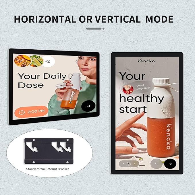 27 inch Capacitive Multi-Touch Screen Industrial Monitor 16:9 Display 1920 x 1080P Built-in Speakers VGA DVI &amp HDMI Monitor for PC POS Small Business Restaurant