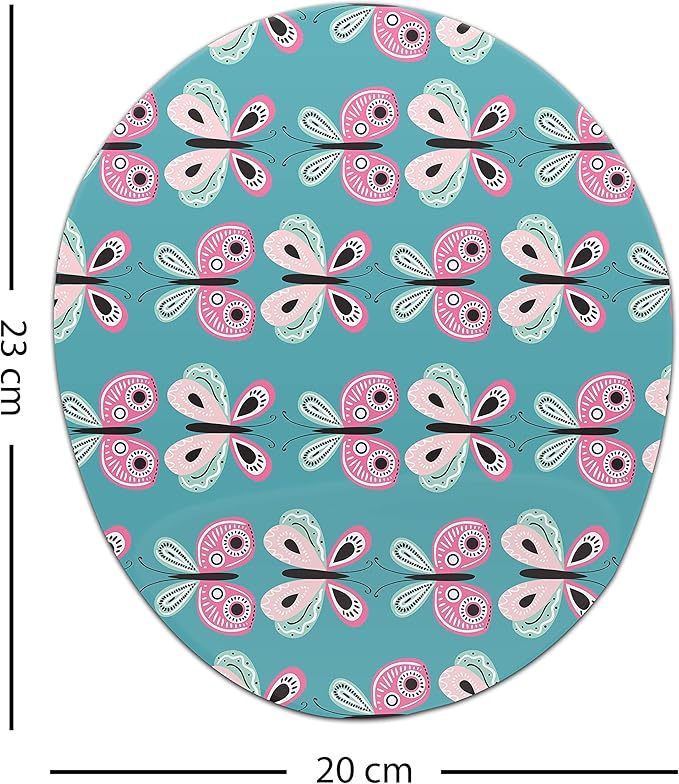 Ergonomic Mouse Pad with Wrist Rest Digital Printed Mouse Mat for Tendon Sheath Problems Non-Slip Base for Office and Home Size: 20 x 23 cm