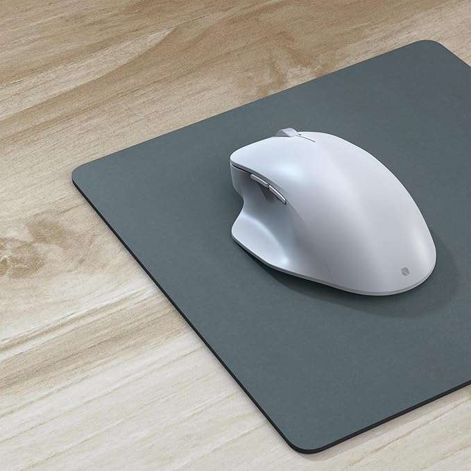 Incase Bluetooth Ergonomic Mouse – Designed by Microsoft – Two Thumb Buttons Easy to Grip Thumb Rest Precision Tracking Connects 3 Devices 15 Month Battery Life PCs/Laptops (Glacier)