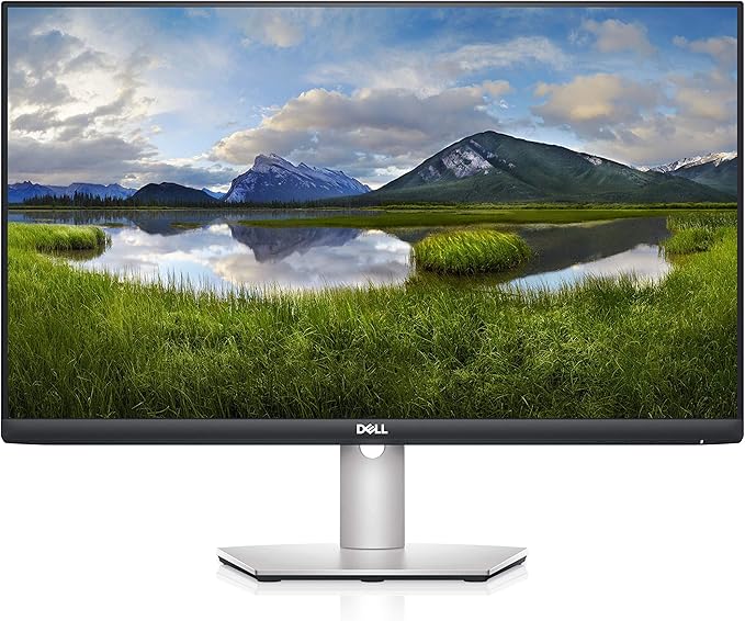 Dell S2721HS 27 Inch Full HD 1920 x 1080 AMD FreeSync IPS Ultra-Thin Bezel Monitor Tilt and Swivel Silver