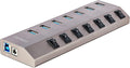 StarTech.com 7-Port Self-Powered USB-C Hub with Individual On/Off Switches USB 3.0 5Gbps Expansion Hub w/Power Supply Desktop/Laptop USB-C to USB-A Hub USB Type C Hub w/BC 1.2 (5G7AIBS-USB-HUB-NA)