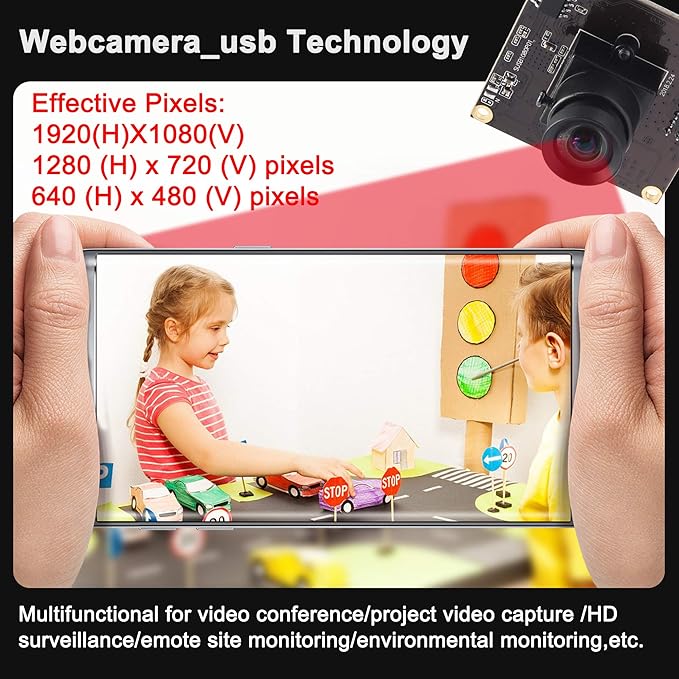 ELP USB3.0 Mini PC Camera - Low Light 1080P 50fps USB Security Camera for Computer &amp Laptop