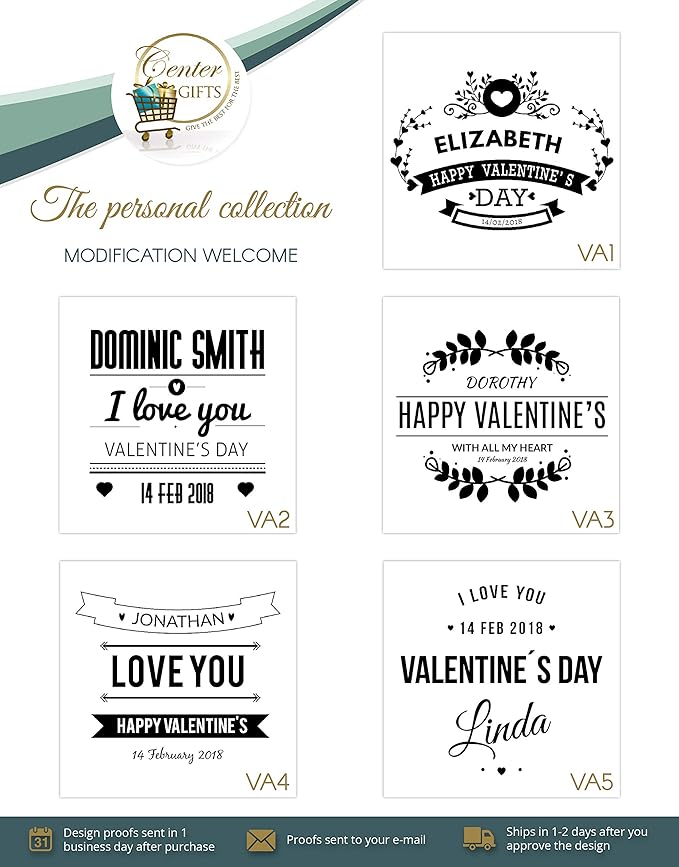 Personalized Valentines Day Leather Mouse Pad Customized Valentines Day Mouse Pad with Wrist Rest Support