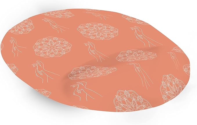Ergonomic Mouse Pad with Wrist Rest Digital Printed Mouse Mat for Tendon Sheath Problems Non-Slip Base for Office and Home Size: 20 x 23 cm