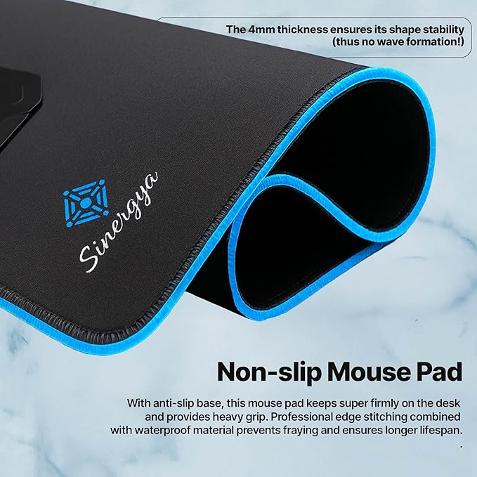 Wireless Charging RGB Gaming Mouse Pad 15W LED Mouse Pad 900x400x4MM Light Modes Extra Large Mousepad Non-Slip Rubber Base Computer Keyboard Mat for Gaming MacBook PC Laptop Desk