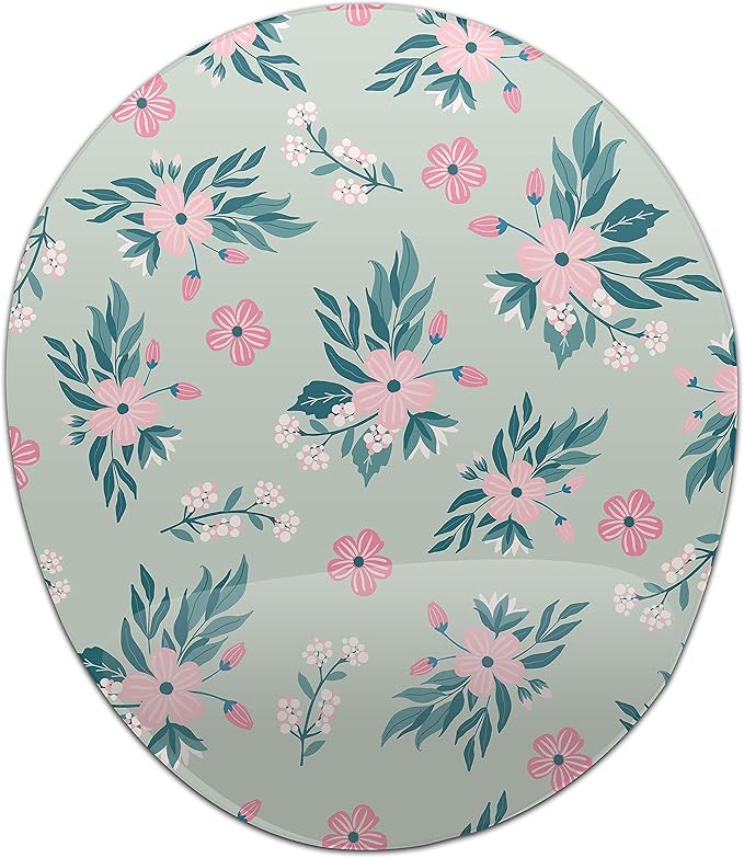 Ergonomic Mouse Pad with Wrist Rest Digital Printed Mouse Pad Anti-Tendon Sheath Problems Non-Slip Base for Office and Home Size:20x23cm