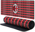 Head Case Designs Officially Licensed AC Milan Sempre Milan 1899 Crest Logo 37.4 x 15.75 x 0.16 inches (900 x 400 mm) - XL Gaming Office Desk PC Keyboard Mouse Mat Pad