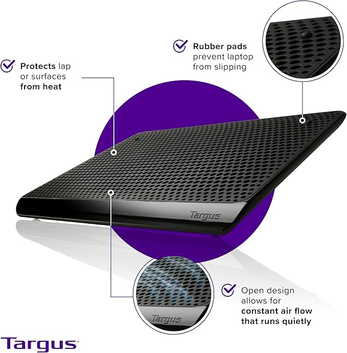 Targus Chill Mat for up to 16-Inch Laptop Black (PA248U5)