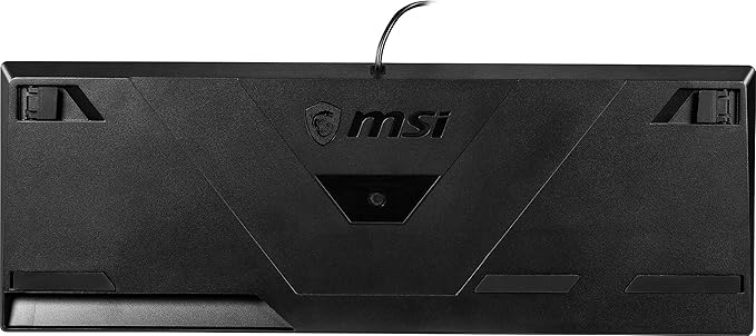 MSI Vigor GK30 RGB Gaming Keyboard 6-Zone RGB Lighting Water Repellent &amp Splash-Proof Mechanical-Like Plunger Switches