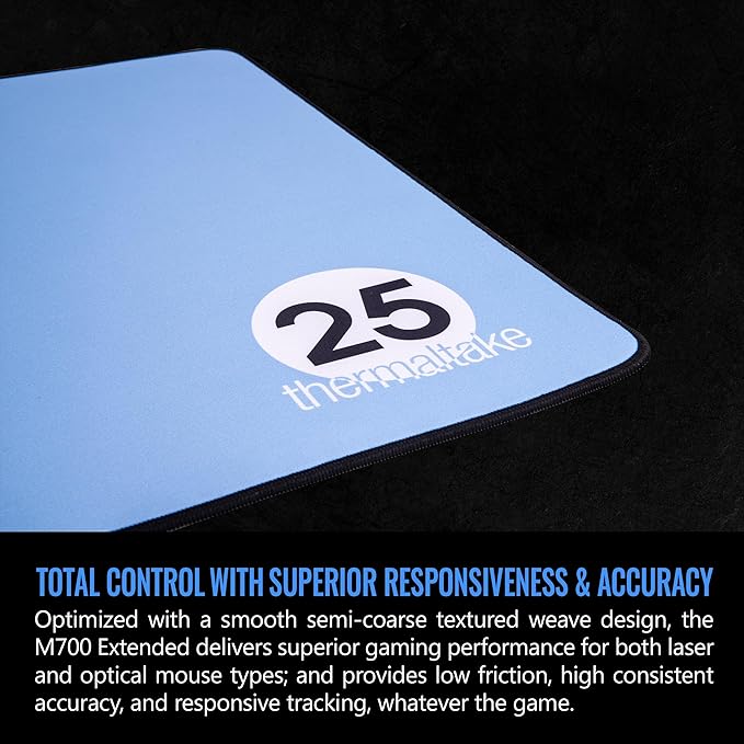 Thermaltake M700 Extend Gaming Mouse Pad 900mm x 400mm Hydrangea Blue GMP-TTP-HABSEC-01