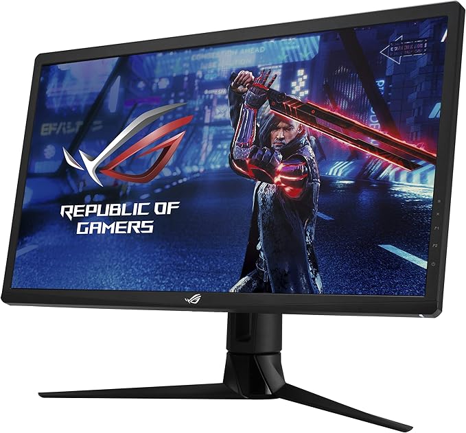 ASUS ROG Strix 27” 4K HDR 144Hz DSC Gaming Monitor (XG27UQR) - UHD (3840 x 2160) IPS 1ms Extreme Low Motion Blur DisplayHDR 400 DCI-P3 90% G-SYNC Compatible Eye Care DisplayPort HDMI USB 3.0