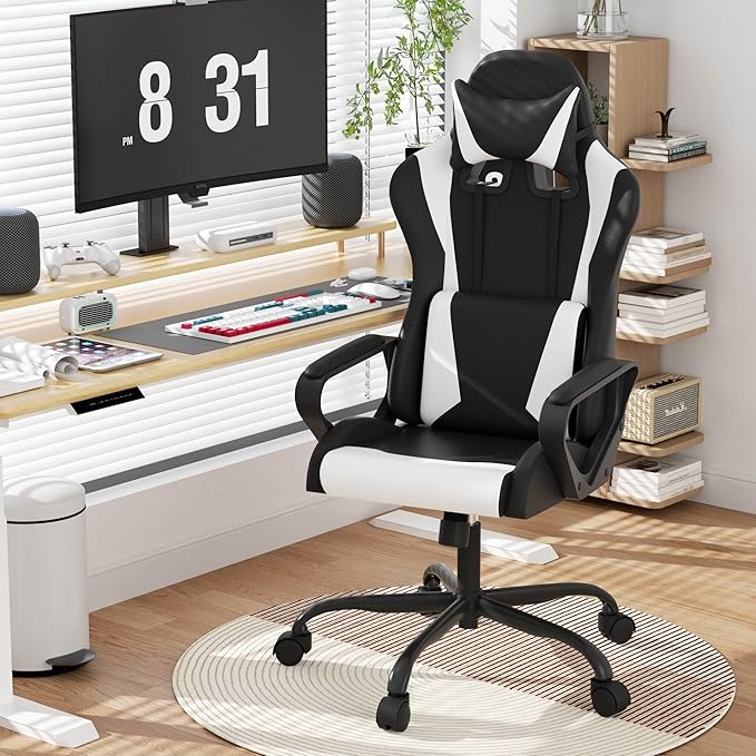 Cheap Gaming Chair PC Chair Office Chair Computer Chair Recliner Game Chair Ergonomic Chair High Back Video Game Chairs for Kids Silla Gamer Chair with Headrest Lumbar Support