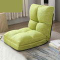 NaKeah Padded Floor Chair with 6 Adjustable Positions Foldable Floor Gaming Seat for Living Room Home Office and BalconyD