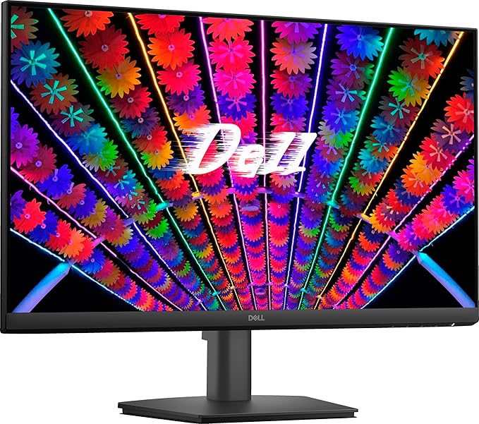 Dell E24 Series Monitor - 24 inch IPS LED FHD 100Hz - AMD FreeSync - VESA 16:9 Monitor Response Time Low Blue Light Flicker Free Anti-Glare 1 x DisplayPort 1 x HDMI 1 x VGA Black