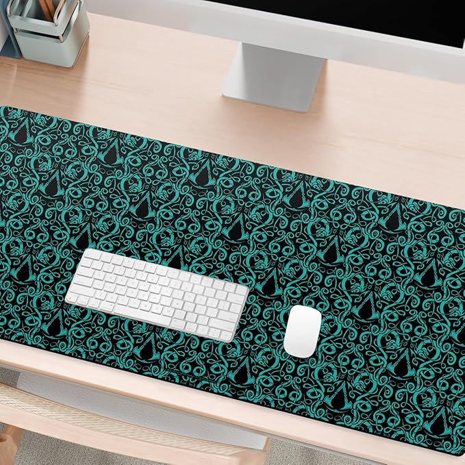 Head Case Designs Officially Licensed Assassin's Creed Patterns Valhalla Graphics 37.4 x 15.75 x 0.16 inches (900 x 400 mm) - XL Gaming Office Desk PC Keyboard Mouse Mat Pad