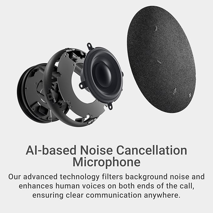 Dell Pro Plus Wireless Speakerphone - SL525 - USB-C Zoom/Microsoft Teams Certified Wired/Wireless Bluetooth 5.3 Omni-Directional AI-Based Noise Cancellation