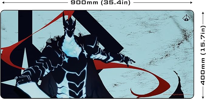 Igris Shadow - Solo Leveling – Large Extended Mouse &amp Keyboard Pad