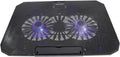 Gear Laptop Radiator Cooler Stand with Dual Silent Fans USB Powered for Notebooks Practical Heat Dissipation Cooling Pad for Quiet Gaming and Work