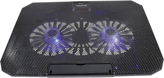 Gear Laptop Radiator Cooler Stand with Dual Silent Fans USB Powered for Notebooks Practical Heat Dissipation Cooling Pad for Quiet Gaming and Work