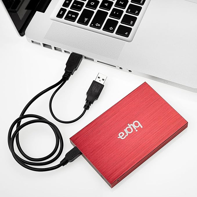 B:Drive B3 750GB USB 3.0 2.5 inch Mac Edition Portable External Hard Drive - Red - Mac OS Extended (Journaled)