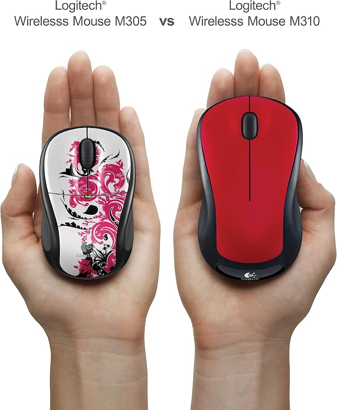 Logitech Wireless Mouse M305 (Floral Spiral)