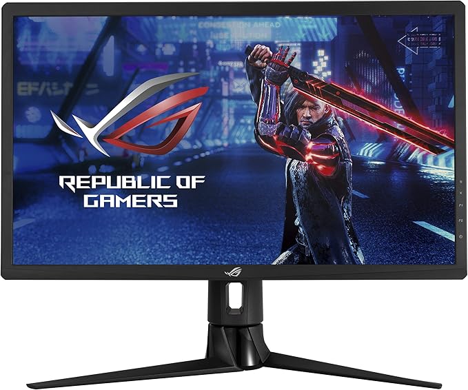 ASUS ROG Strix 27” 4K HDR 144Hz DSC Gaming Monitor (XG27UQR) - UHD (3840 x 2160) IPS 1ms Extreme Low Motion Blur DisplayHDR 400 DCI-P3 90% G-SYNC Compatible Eye Care DisplayPort HDMI USB 3.0
