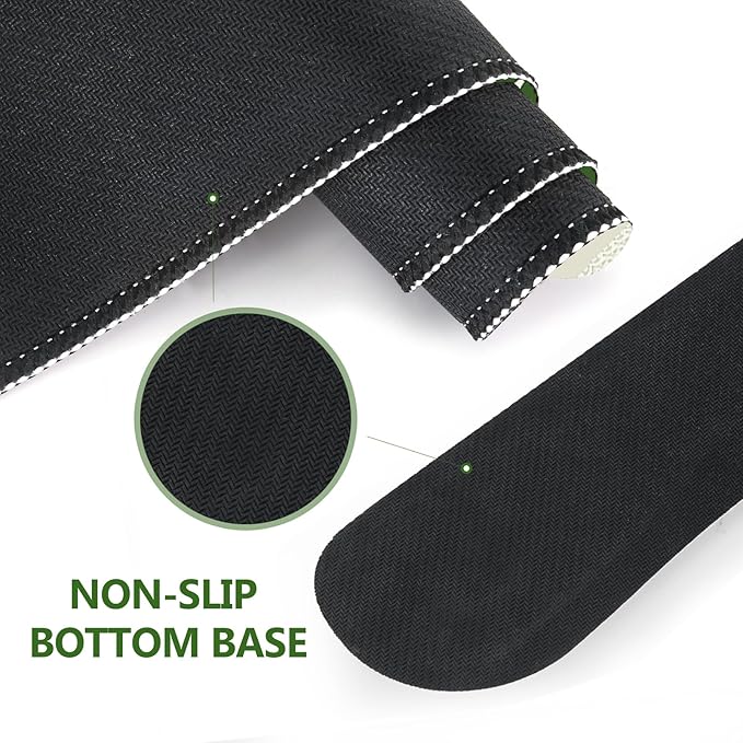 DINKY Floral Desk Mat Large Mouse Pad with Wrist Rest Desk Matt for Desktop Anti-Slip XXL Ergonomic Mousepad with Wrist Support for Keyboard and Mouse Abstract Flower Leaf