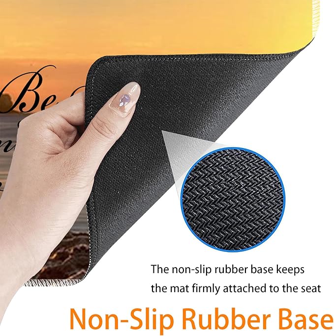 Durable Desk Mat + Wrist Rest Pad + Coasters Set Large Gaming Office Mouse Pad 31.5 x 11.8 Extended Non-Slip Rubber Keyboard Pad Laptop &amp Home Sunset Beach