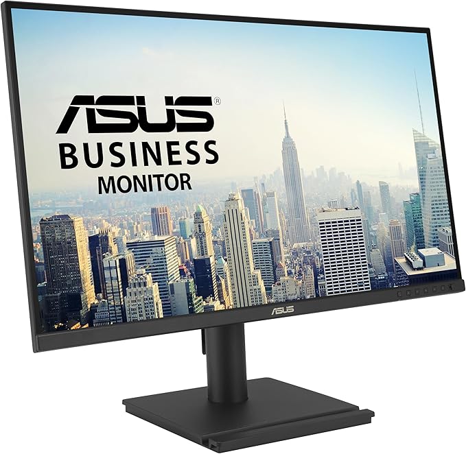 ASUS 27” 1440P USB-C RJ45 Docking Monitor (BE27ACGN) – QHD (2560x1440) IPS 120Hz Frameless Speakers Height Adjustable DisplayPort Daisy-Chain Power Sync Eye Care 3 yr Warranty