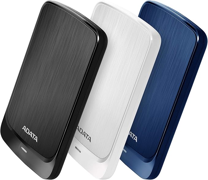 ADATA 2TB AHV320-2TU31-CBL External USB 3.1 Hard Drive - Blue