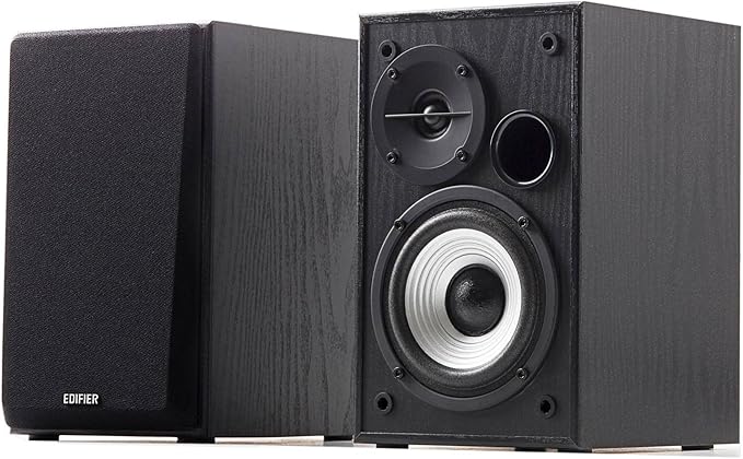 Edifier R980T 4 Active Bookshelf Speakers - 2.0 Computer Speaker - Powered Studio Monitor (Pair)
