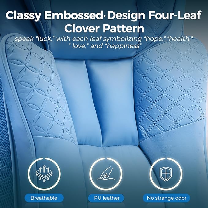 GTPLAYER Big and Tall Office Chair 400LBS Wide Ergonomic Gaming Chair with Deluxe Embossing Designed Leather with Foot Rest150°Reclining Adjustable Soft Armrests Pocket Spring Back Support and Pillow