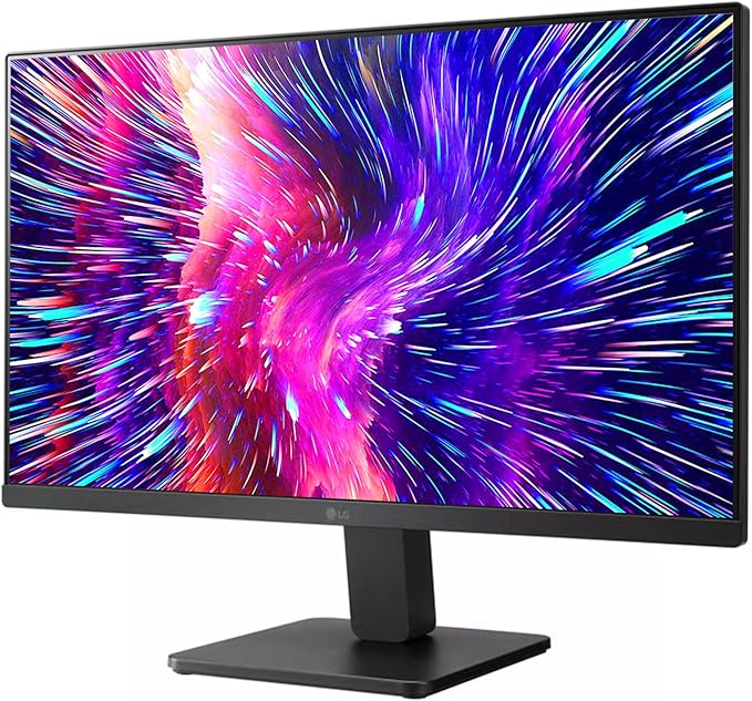 LG 24 inch FHD IPS 100Hz Monitor AMD FreeSync 99% sRGB Black Stabilizer &amp Flicker Safe Anti-Glare 3-Side Borderless Display OnScreen Control VESA Mountable HDMI &amp VGA Tilt Adjustable