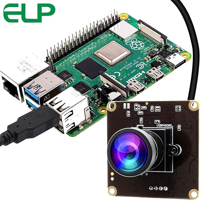ELP 260fps USB Camera Module for Computer - 120 Wide Angle Lightburn 2MP Mini USB2.0 PC CMOS OV4689 260FPS@360P 120FPS@720P 60FPS@1080P FHD Web High Frame for Jetson Nano