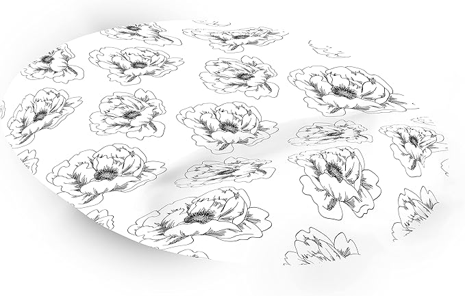 Ergonomic Mouse Pad with Wrist Rest Digital Printed Mouse Mat for Tendon Sheath Problems Non-Slip Base for Office and Home Size: 20 x 23 cm
