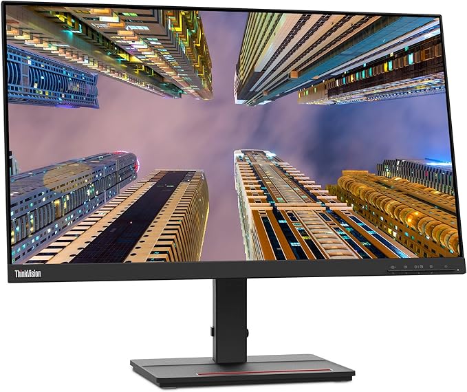 Lenovo ThinkVision S24e 24-inch 1920 x 1080 LED Backlit Full HD LCD Monitor 2-Pack Bundle with HDMI VGA