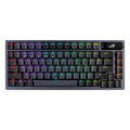 ASUS ROG Azoth Wireless Mechanical Gaming Keyboard – 75% TKL Tri-Mode Connectivity Hot Swappable Pre-lubed ROG NX Storm Clicky Switches PBT Keycaps RGB OLED Display PC/Mac Support - Black