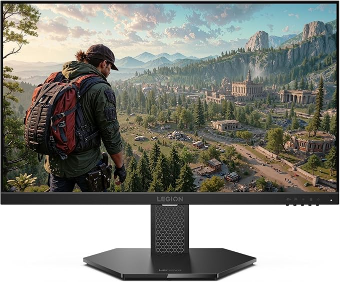 Lenovo Legion 24-10 Gaming Monitor - 23.8 IPS FHD Display - 240Hz - 0.5ms MPRT - AMD FreeSync Premium - HDR10 - Ergonomic LTPS Stand - HDMI 2.1 and DisplayPort 1.4 - Raven Black